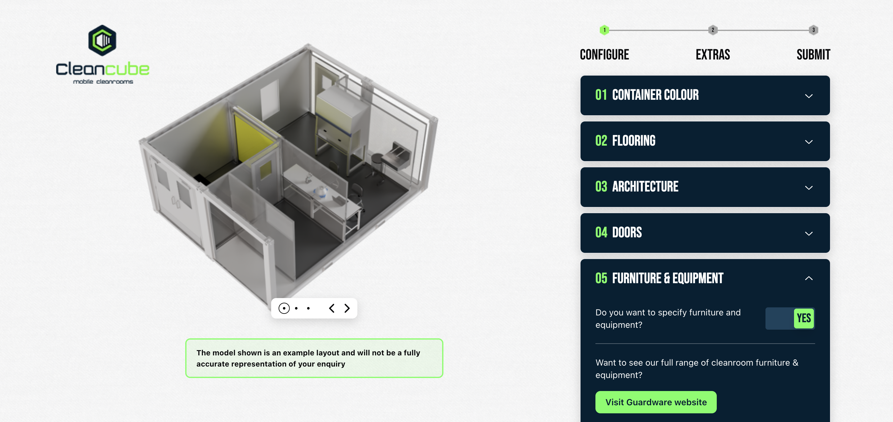 Guardtech Group launch revolutionary new Cleancube Configurator to make container cleanroom facility procurement easier than ever before