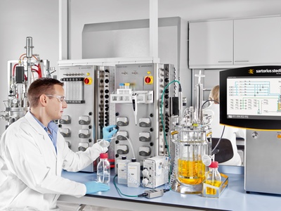 High cell density Escherichia coli fed-batch cultivation in the new BIOSTAT B-DCU