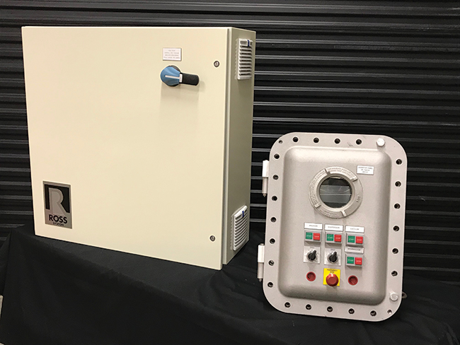 High horsepower operator controls designed for hazardous locations