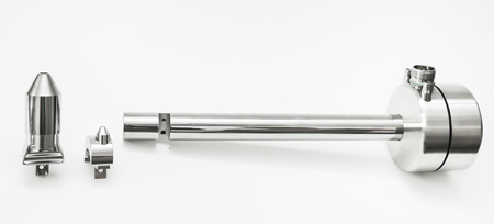 Inline particle sizing probe