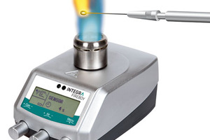 Intrinsically safe flame sterilisation