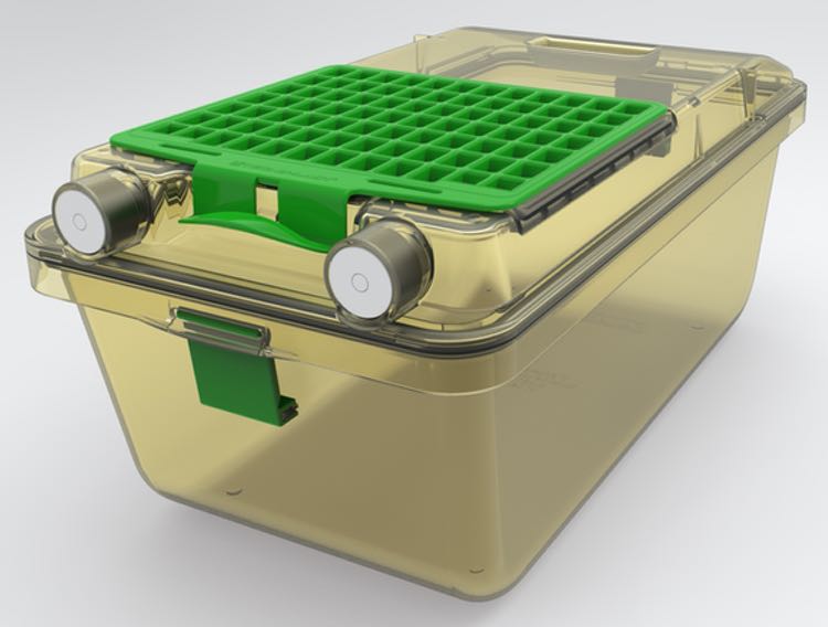 Isolator transfer design for ATMP products