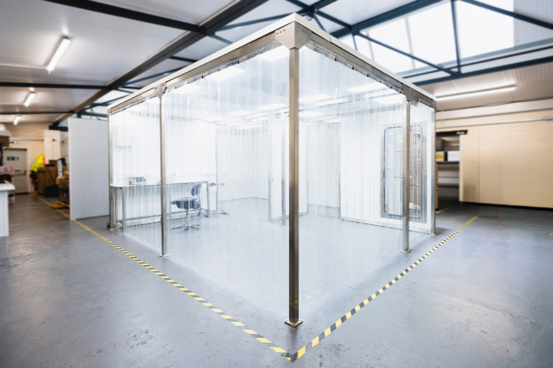 Isopod Rapid Cleanrooms: the versatile modular pod system that adapts to suit any host room configuration