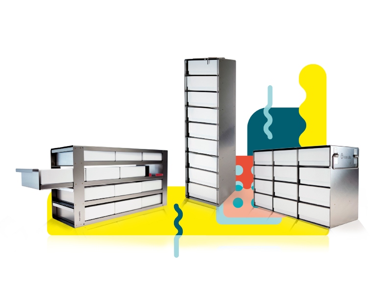 Keep cool: new Starlab freezer racking provides more order in the laboratory