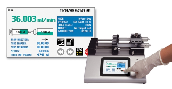 Legato 200 Series pumps tilt to take up less lab space