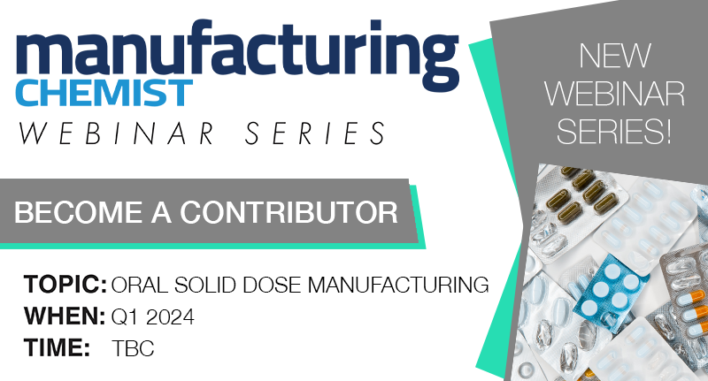 Manufacturing Chemist launches webinar series - and seeks contributors