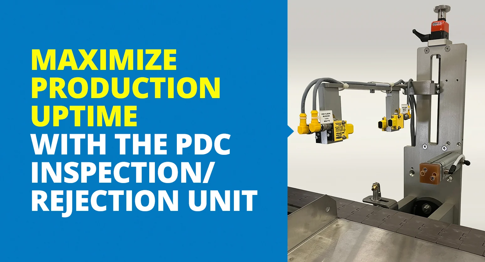 Maximise production uptime with the PDC Inspection/Rejection Unit