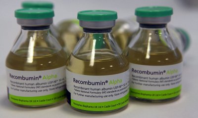 Medical device using Novozymes Biopharma Recombumin Alpha approved for use in Japan