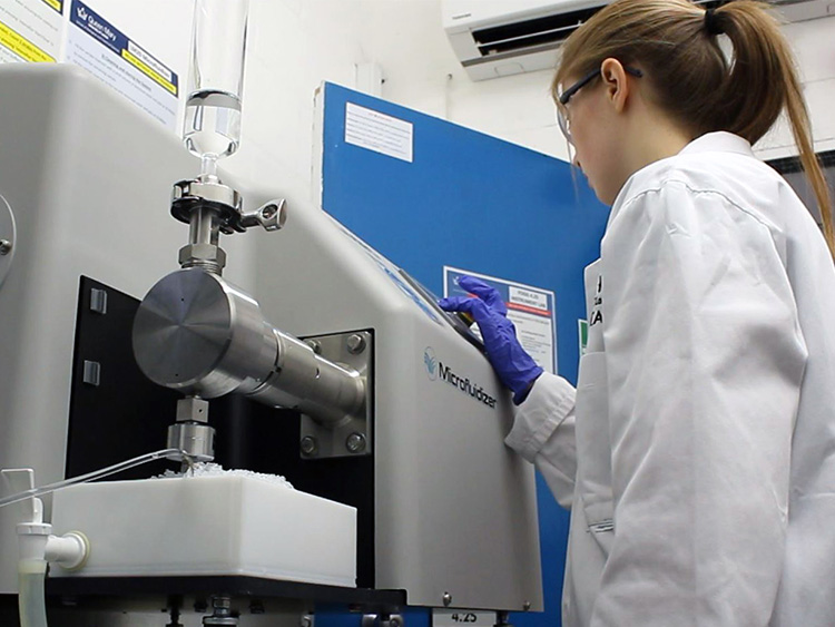Microfluidizer offers effective cell disruption