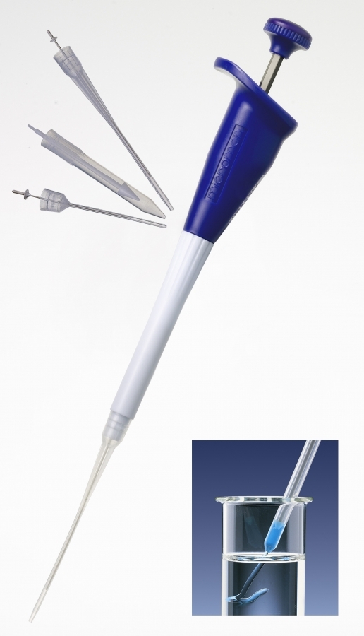 Microman lets you pipette viscous, volatile or hazardous liquids