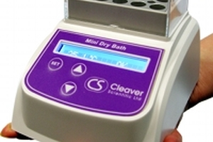 Mini drybath fits in the palm of the hand
