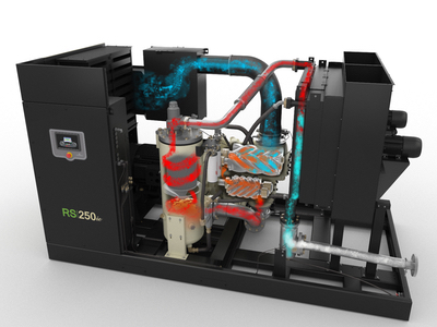 New 200–250kW rotary screw air compressors 