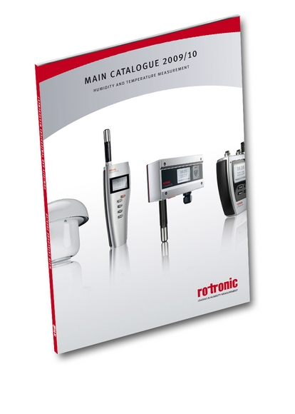 New, comprehensive catalogue for humidity and temperature measurement. 