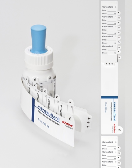 New Pharma-Comb label has ten detachable parts
