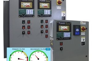 New touch screen controller provides full monitoring of dust collection equipment
