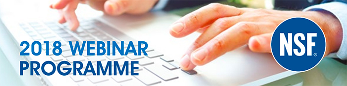 NSF releases 2018 webinar programme