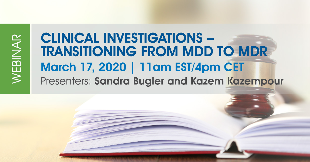 NSF to host free webinar on transitioning from MDD to MDR