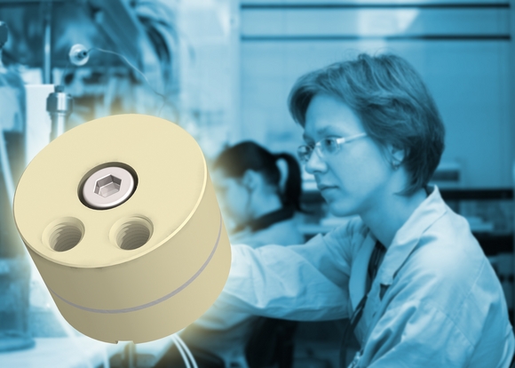 Omnifit bubble trap removes bubbles in laboratory instrumentation
