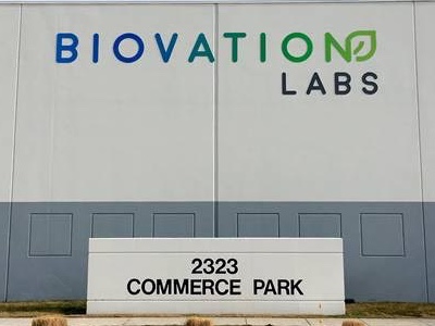 Opening of contract manufacturing provider Biovation Labs