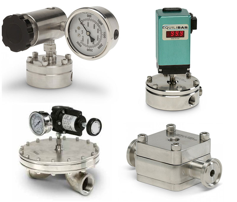 Operating principle of Equilibar back pressure regulators