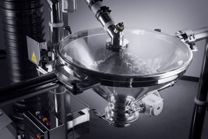 Pharma Technology introduces bin filling hopper for PharmaFlex tablet dedusters