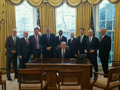 PhRMA board talk with President Trump