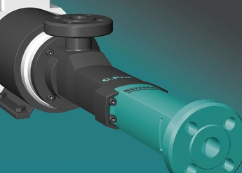Plastic dosing pump with only six components