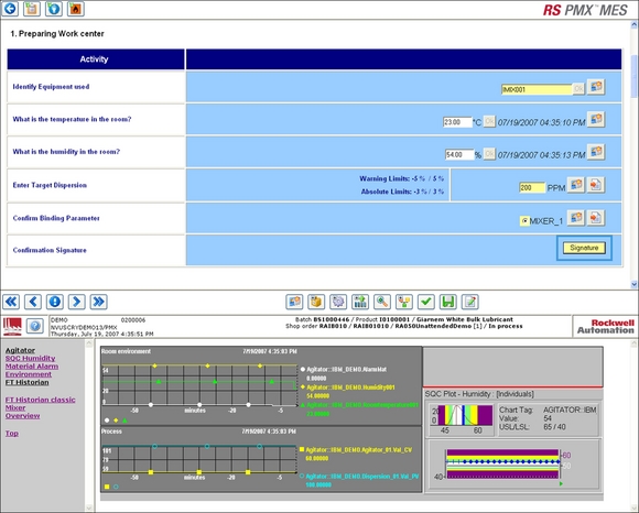 Rockwell Automation extends capabilities of Rockwell Software RS PMX MES