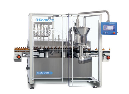 Romaco combines liquid filling and cartoning in one high-speed line