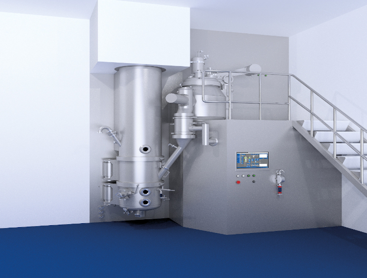 Romaco introduces Innojet IGL 100 granulation line
