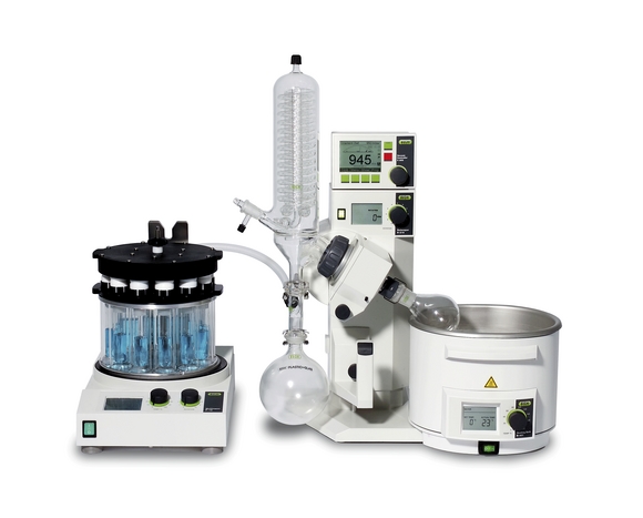 Rotary evaporator multiplies sample processing throughput