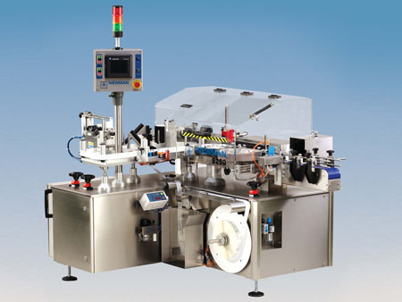S250 applies labels on glass, plastic and metal