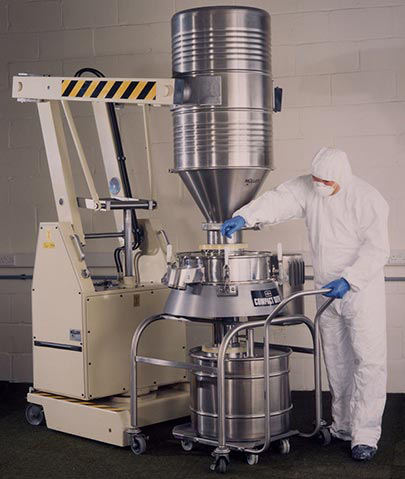 Sanitary sifter improves purity of dietary supplements at Enzymatic Therapy
