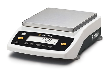 Simple weighing with the new Sartorius Entris balance