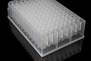 Sterile deep well plates for biological applications