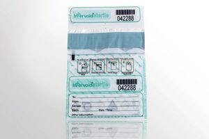 Sterile secure sampling bags with track and trace technology