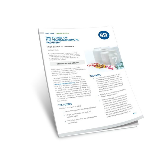 The future of the pharmaceutical industry