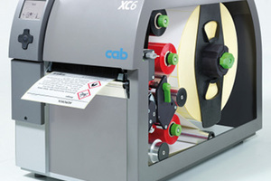 Thermal transfer printer offers two-colour printing