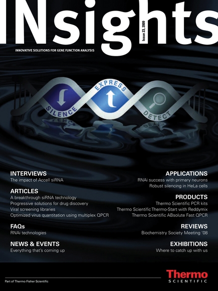 Thermo Fisher Scientific publishes new edition of Insights newsletter - Innovative solutions for gene function analysis