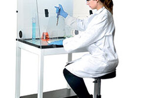 Total elimination of hazardous chemical fumes, odours and powders