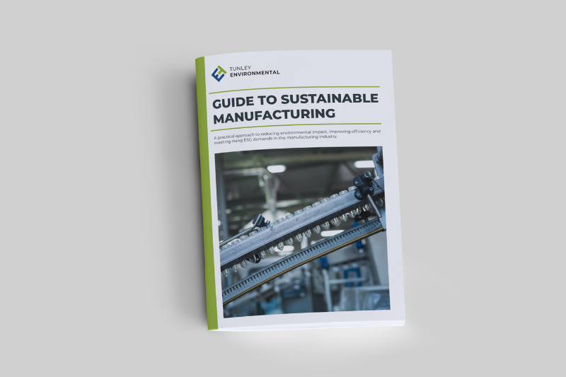 Tunley Environmental updates sustainability guide for manufacturers navigating CBAM and supply chain pressures