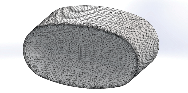 Figure 2. Meshed model