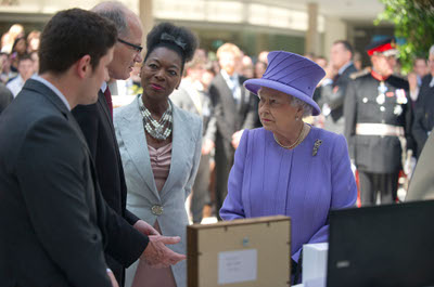 University of Exeter and QinetiQ receive a royal visitor