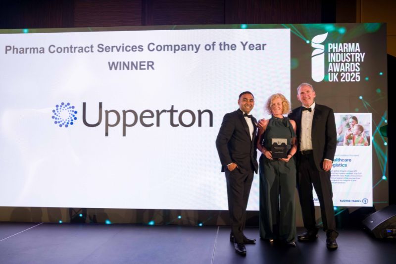 Upperton Pharma Solutions wins Pharma Contract Services Company of the Year at the Pharma Industry Awards UK 2025