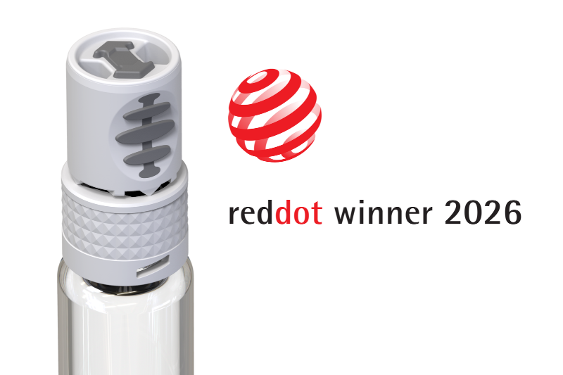 Vetter wins Red Dot Award for next-generation syringe closure