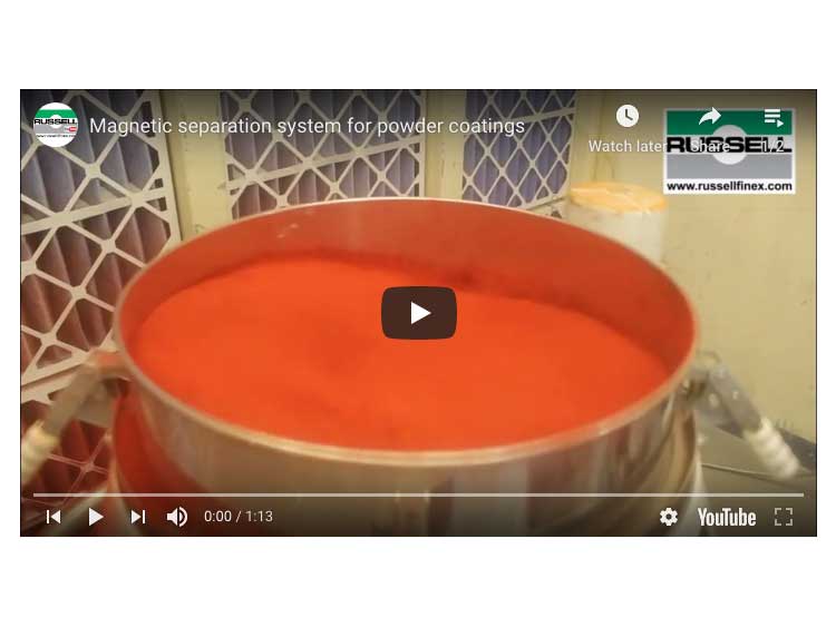 Video: Screening and processing systems for powder coatings