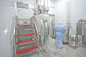 Water use scale-up from lab to finished product manufacturing