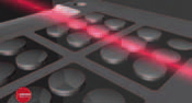 Blisterscan testing consists of initially scanning the surface of each pocket in order to provide a datum value for subsequent deflection measurements