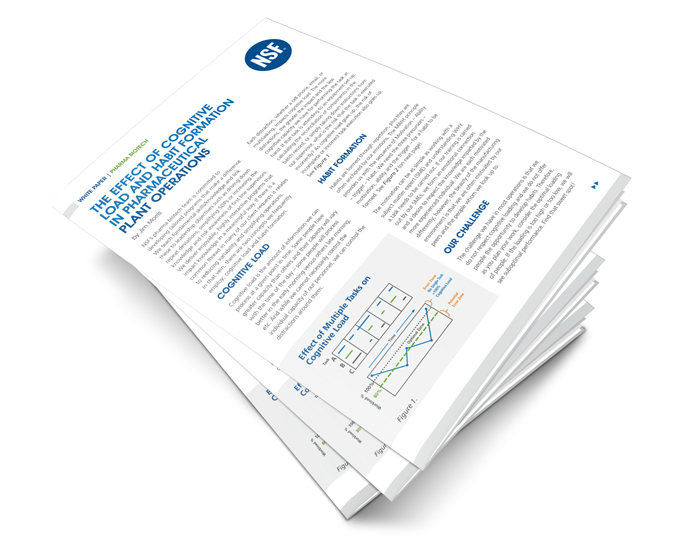 White Paper: The Effect of Cognitive Load and Habit Formation in Pharmaceutical Plant Operations